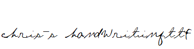 chris-s handwriting.ttf